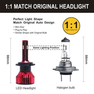 Cheap But High Quality LED Head Lamp H1h3h4h7 LED Headlight 9005 9006 LED Car Bulb