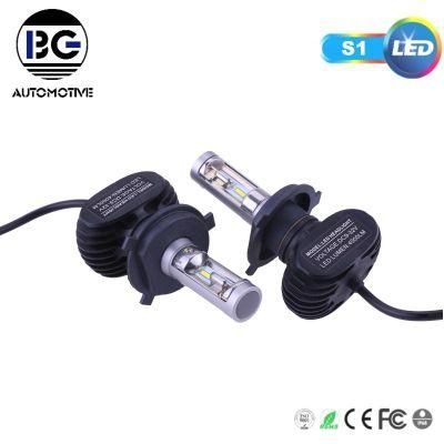 High Quality 2PCS LED H4 9003 Automobile Headlight 9005 9006 Hi-Lo Headlight Bulbs 6000K 8000lm