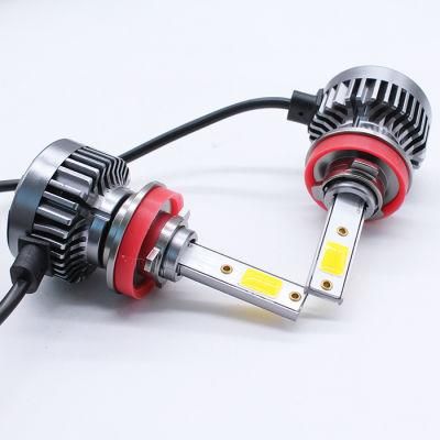 Gt3b High Power White Yellow Auto Dual Color C6 LED Headlight 4000lm H11 LED Bulb