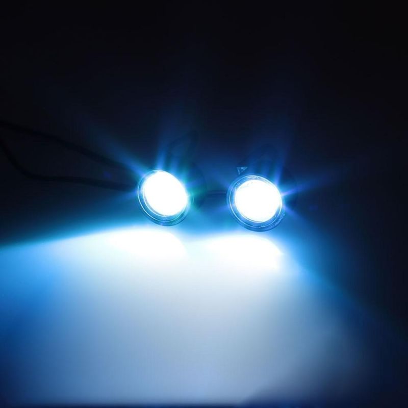 2PCS Motorcycle Light DC 12V Daytime Running Lights DRL Eagle Eye Flashing Light Motorcycle Accessories LED Reversing