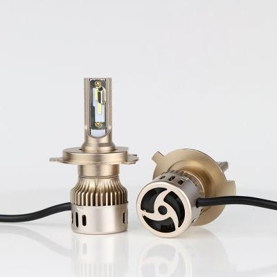 High Quality Customized Super Bright Car LED Headlight Bulb H4 Aluminum LED Headlights