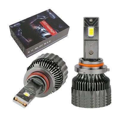 Wholesale Price 6000K Turbo Fan T1 Car LED Headlight H7 H4 9005