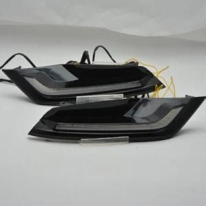 for Mazda 3 Axela 2019 2020 LED Daytime Running Lights Daylight Fog Lamp with Turn Signal Light