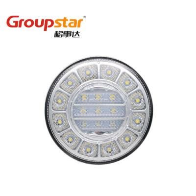 Manufacturer Hot Selling Truck 4 Inch Round Turn Signal Tail Lamp LED Bus Rear Lamp Tail Lamp