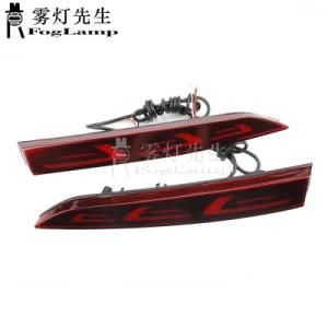for Hyundai Accent 2017-2019 LED Rear Bumper Reflector Brake Light Fog Light Lamp Indicator Lights Taillights