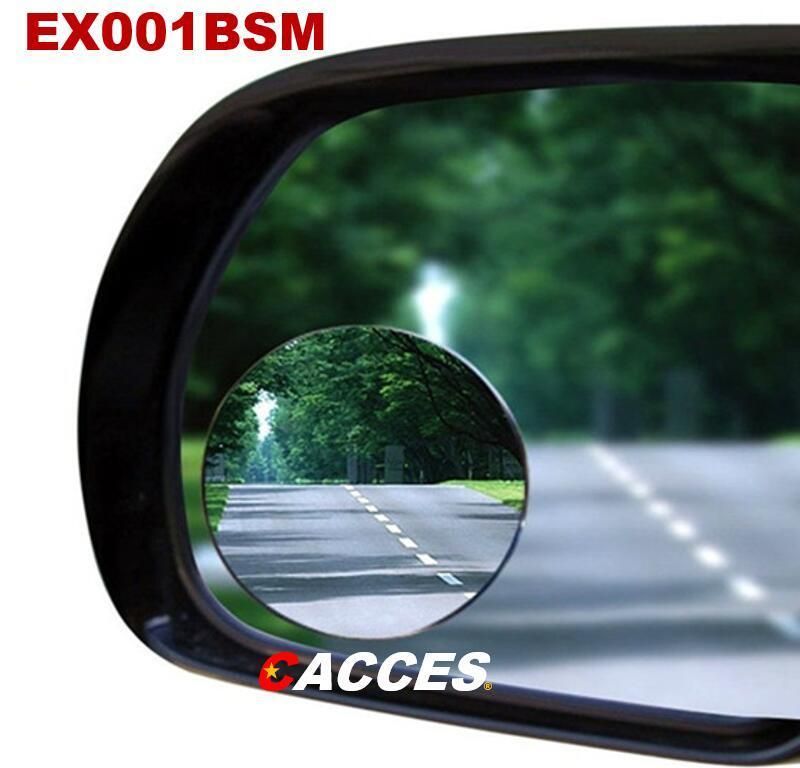 2PCS Blind Spot Mirror for Cars, Cacces Universal 360 Degree Adjustment Auxiliary Mirror Wide-Angle Blind Spot Side Rear View Mirror Right+Left Car Safety Tool