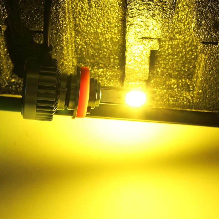 Auto LED Car Headlight H1 H7 H11 H4 9005 9006 Headlight Harley Daymaker 3000K Yellow