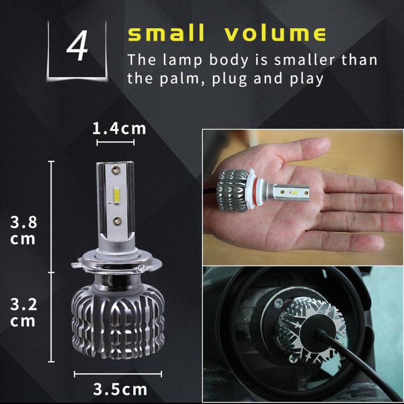 LED Light Bulb H1 H3 H4 H7 H11 Hb3 Hb4 9005 9006 LED Car Light Head Lamp