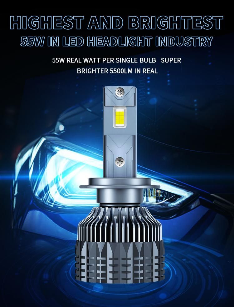 V30 Car Headlamp LED H7 LED Lights Other Headlight Kits 100W 10000lumen 3570 H7 LED Headlight Bulb