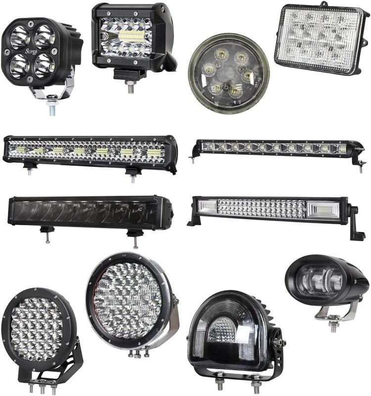 7inch Rectangular Headlight H4 Hi/Lo Beam Square 45W LED Work Light with DRL for Peterbilt Kenworth Freightliner Truck