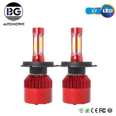 X7 LED Headlight Bulbs High Low Beam 40W 8000lm 6000K Waterproof IP66 Cooling Fan LED Headlights Bulb