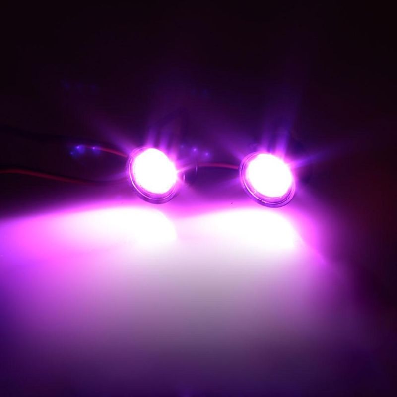 2PCS Motorcycle Light DC 12V Daytime Running Lights DRL Eagle Eye Flashing Light Motorcycle Accessories LED Reversing