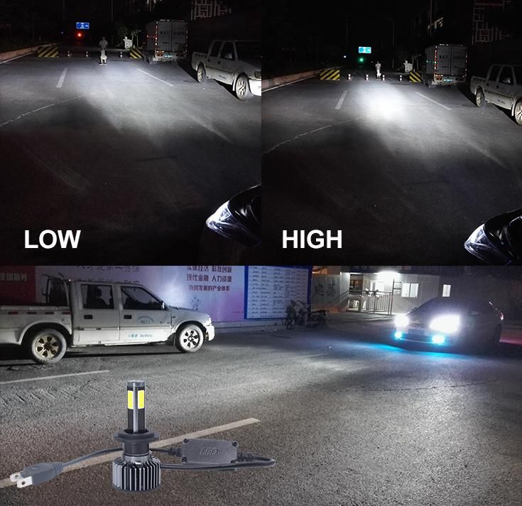 Lightech 4 Sides G4 X3 S1 H7 LED Headlight Lamp