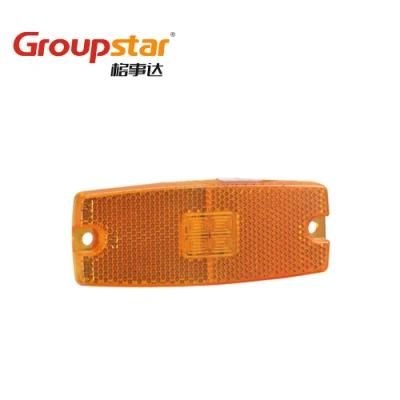 China Factory Auto LED Side Marker Clearance Light for Truck Trailer RV Caravan with Reflector