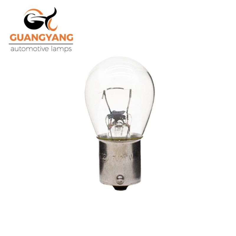 Auto Halogen Lamps S25 BAW15s 12V 21W Clear