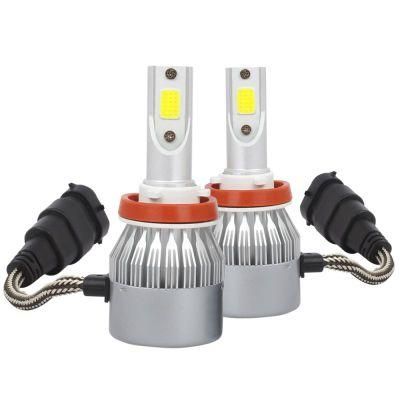 S2 Car Headlight Bulb S2 H4 H7 LED Headlight 9006 4300K 6000K COB 9-32V 72W