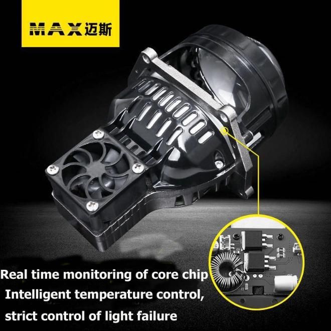 Aluminum Alloy 3.0lnch LED Projector Lens 45W 10 to 15 Volt DC