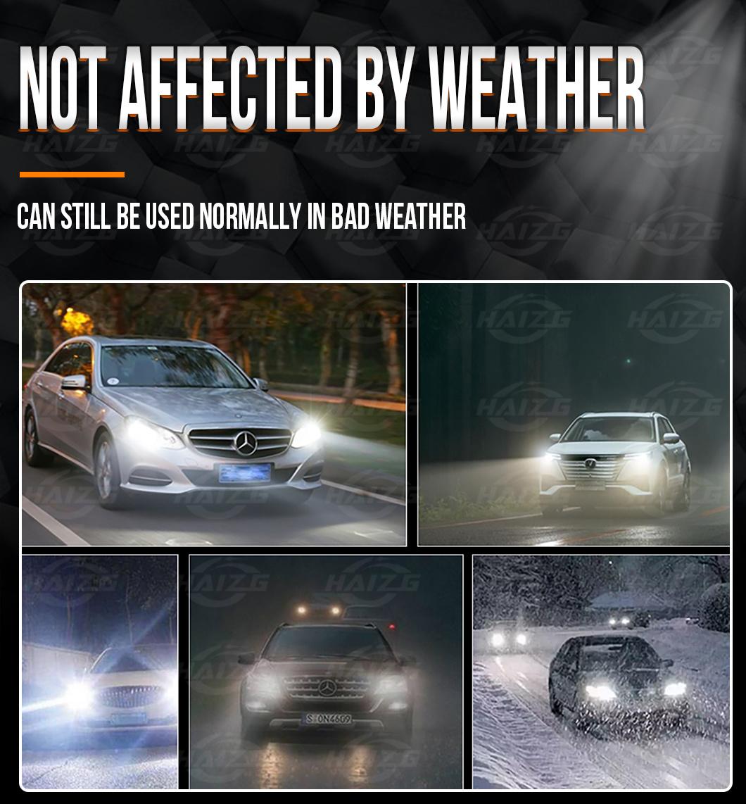 Haizg Double Beam H4 Y8 Lens Spotlight Car LED Headlight