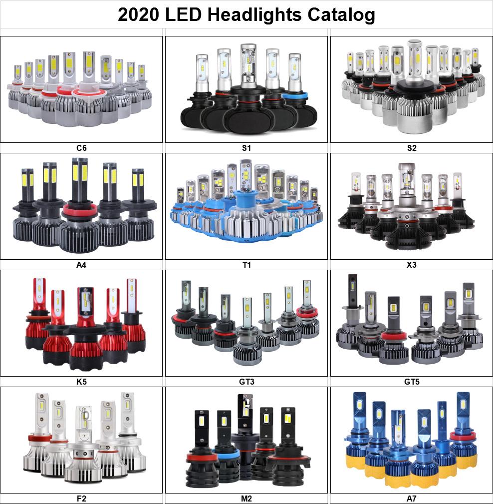 Car H1 H3 H4 H7 H11 9004 9007 H15 H7 Headlight LED