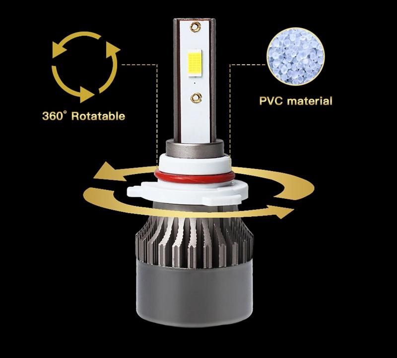 2PCS 6000K H7 LED H4 H1 H8 Hb4 H11 H3 Hb3 LED Canbus 9005 9006 H13 H9 9004 9007 Car Headlight Bulbs 72W 8000lm 12V LED Light