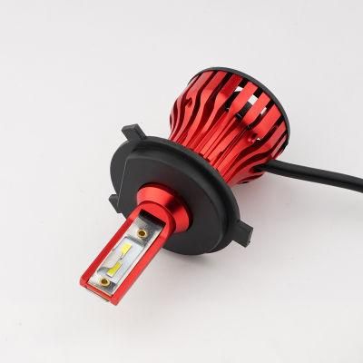 Weiyao V28 6500K 50W 6500lm Mini Motorcycle Car LED Bulb Yellow H4 LED Fog Driving Lights LED Headlight