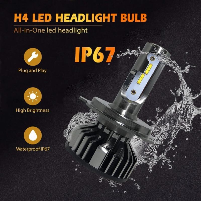 Super Bright Car Headlight F2 H4 LED Headlight Csp LED H8 9005 Hb3 9006 Hb4 H1 16000lm Auto Lights White 6500K 12V 110W Auto Lamps