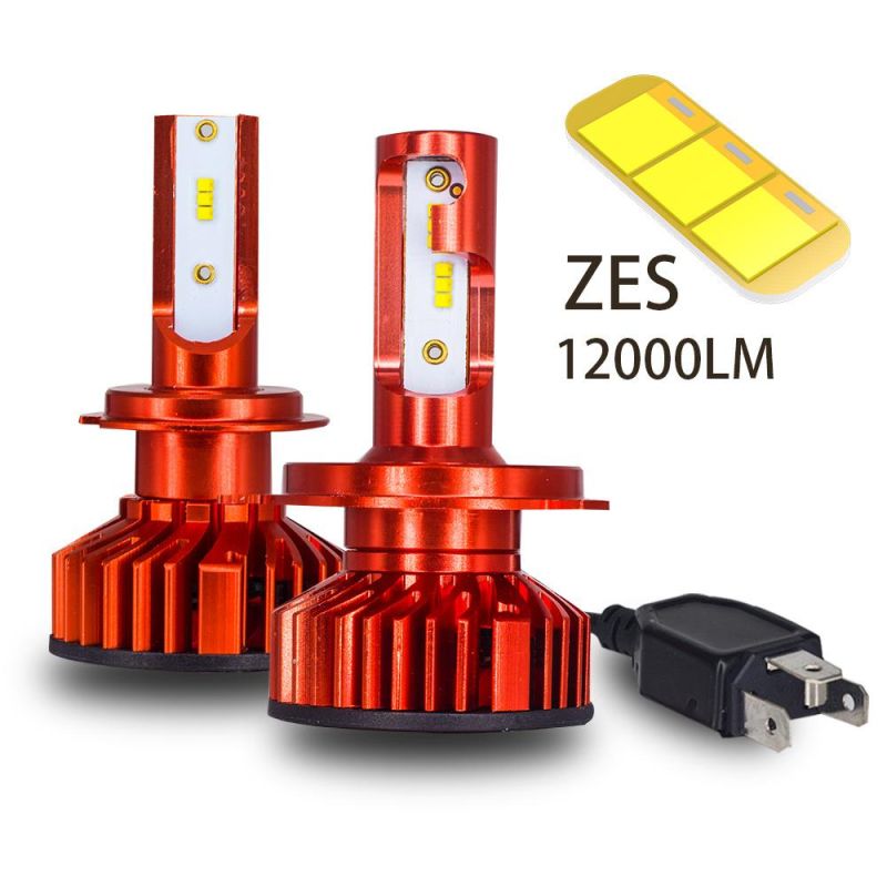Auto Lighting System F2 LED Headlight H4 H7 LED Auto Lamp 55W I2000lm