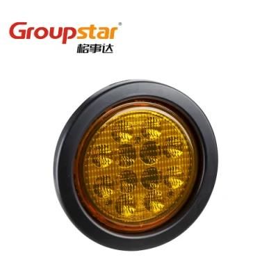 10-30V DOT E4 4 Inch Round Forklift Trailer Truck Signal Stop Tail Lamps LED LED Car Light