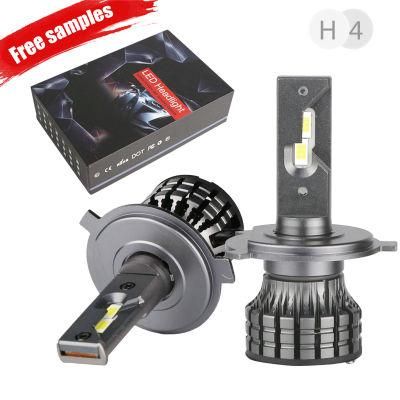 V11n Best Selling H4 48W High Quality Automotive H4 Color LED Headlight Bulbs