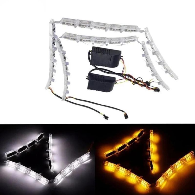 Auto Flexible DRL LED Daytime Running Light with Flow Signal
