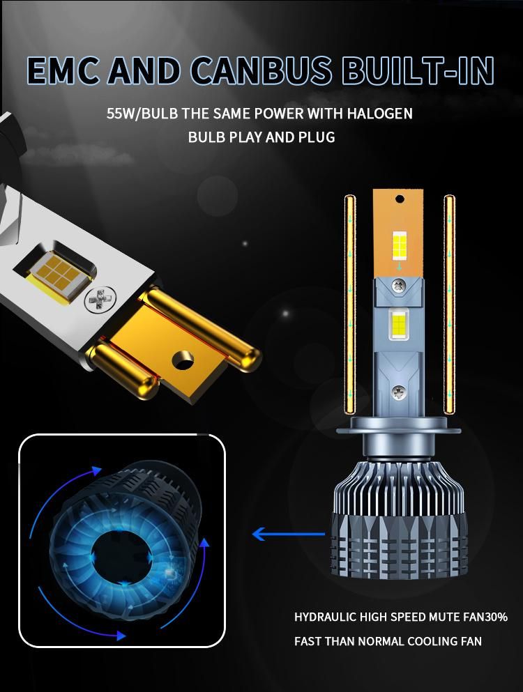 V30 Car Headlamp LED H7 LED Lights Other Headlight Kits 100W 10000lumen 3570 H7 LED Headlight Bulb