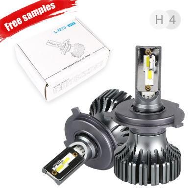 V13 LED Headlights H4 4500lm H7 H11 H13 Car LED Bulb Auto LED Lighting System H4 Csp1919 LED Headlight Fanless