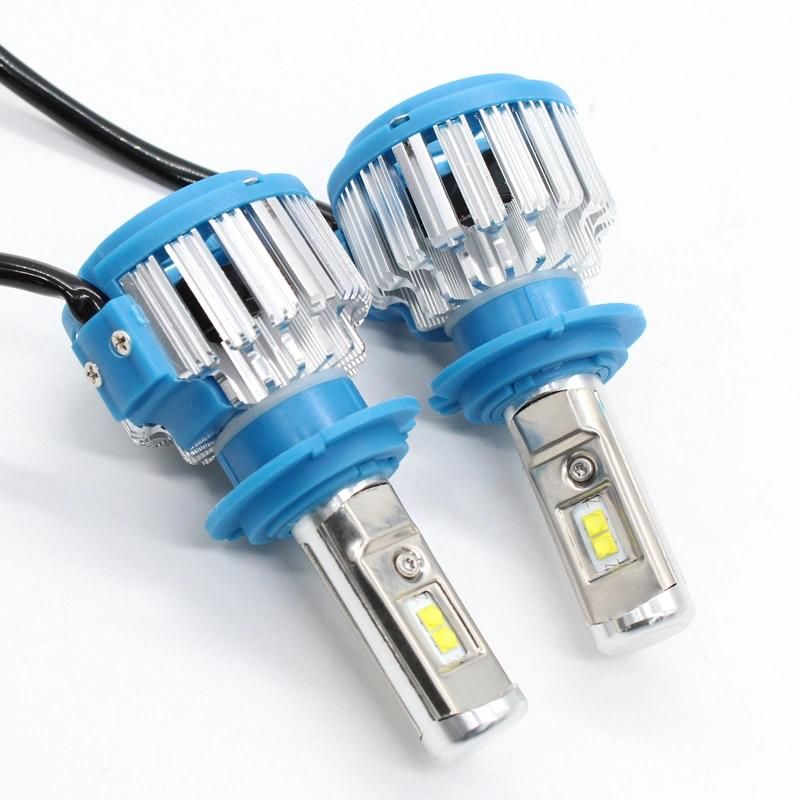 Wholesale T1 LED Auto Lamp H7 40W LED Headlight with Turbo Fans