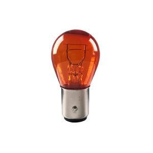 S25 P21/5W 12V 21/5W Bay15D Amber International Standard Halogen Lamps Auto Bulbs Backup Fog Stop Tail Turn Lights for Car Bus and Truck.