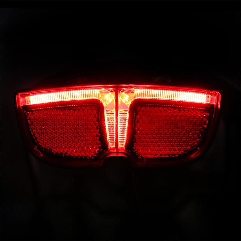 6V LED Ebike Tail Light for Bafang MID Drive Crank Motor Kit Electric Bike Rear Rack Brake Lamp