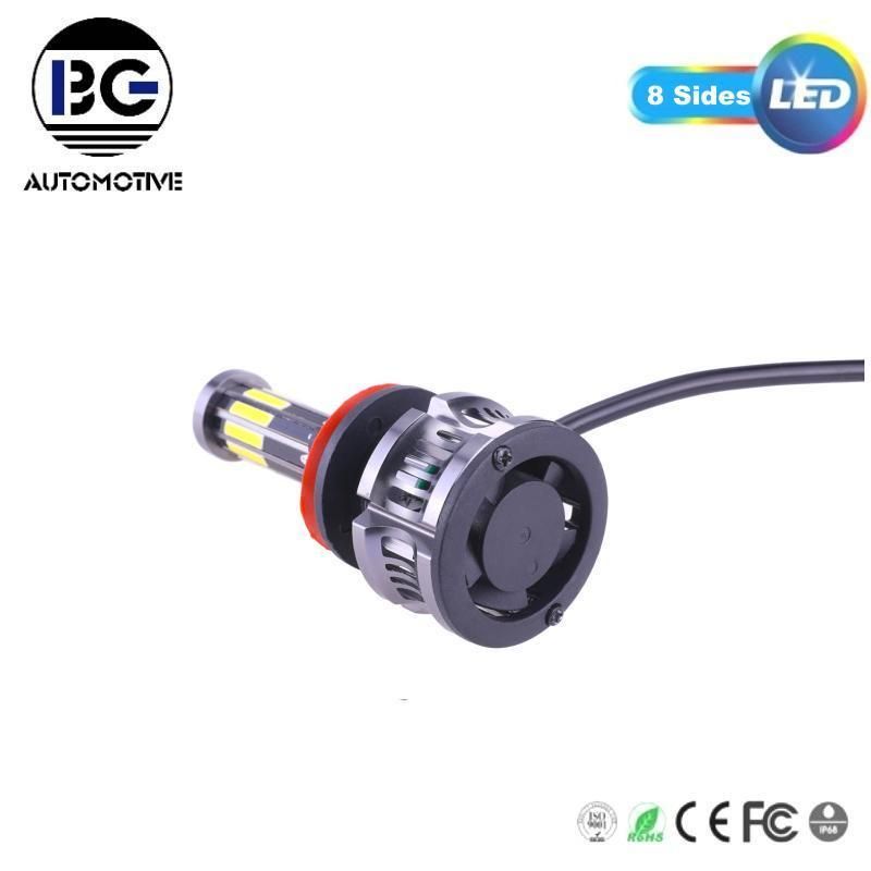 2021 Auto Hot Selling Car 8 Sides Car LED Headlight H1 H7 H4 H11 LED Headlight