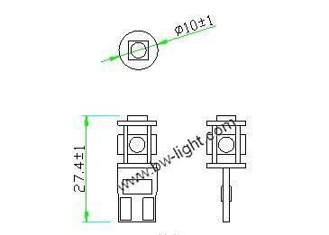 Hot Sell LED T10 Canbus Auto Bulb Car Lamp