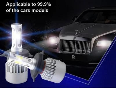 S2 2X LED Bulbs Car Headlights H7 H4 H1 H8 H11 Hb3 9005 Hb4 9006