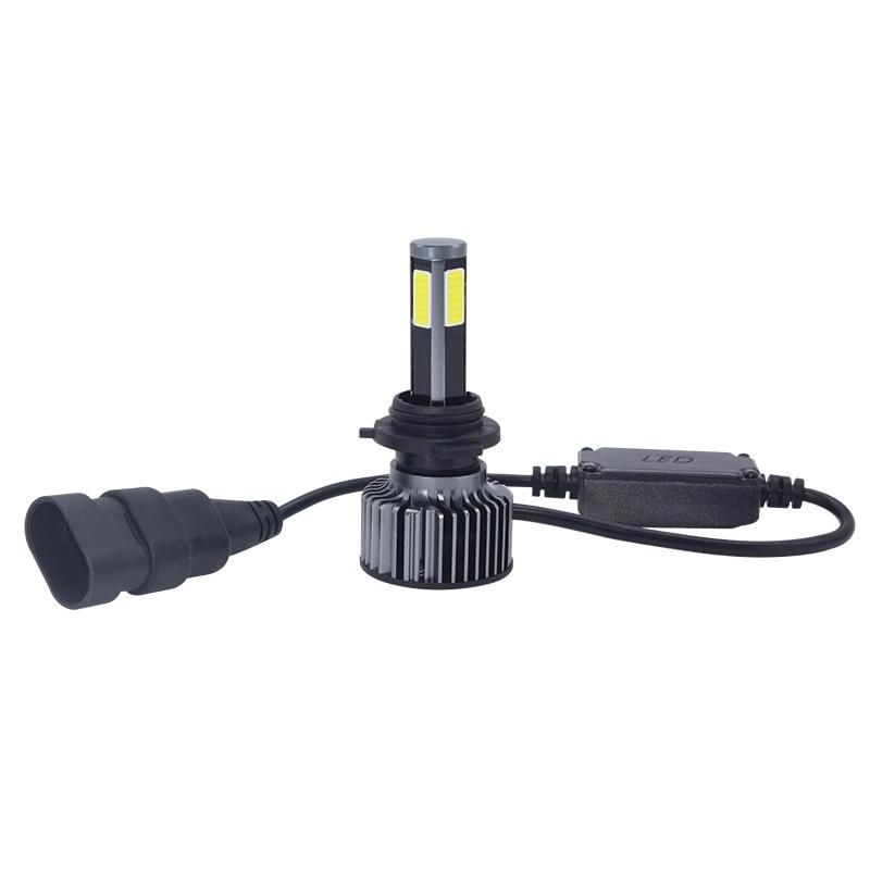 LED Car Light H11 H4 H7 Auto Light 4 Sides LED Headlamp Car Accessories