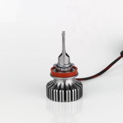 V13 Smaller Sized 4500lumens 40W D1 D2 9012 H7 H11 9005 360 Auto Parts Car Bulb LED Headlight H7 for Lens Project