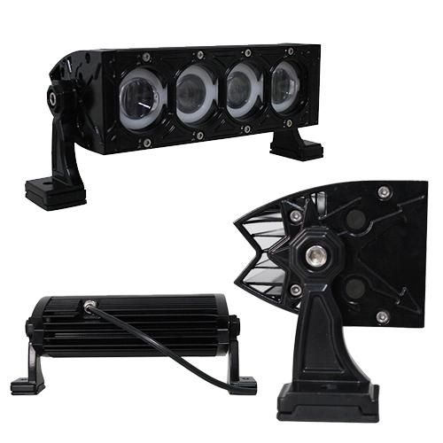 Better Quality 240W with Angle Eyes/Halo 8inch 16inch 24inch 32inch  39inch 46inch  for  4X4 Offroad Jeep Truck LED Light Bar