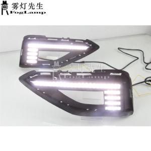 Car DRL Fog Lamp for VW Jetta Sagitar 2019 2020 Dynamic Yellow Turn Signal Relay LED Daytime Running Light Fog Light Cover