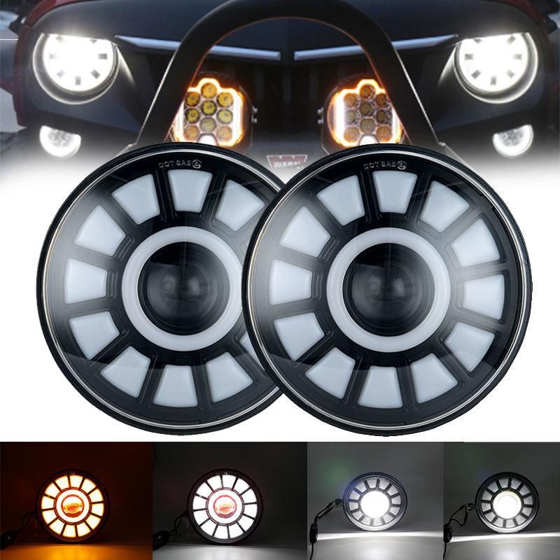 Factory Wholesale DOT E-MARK Vehicle 5 Inch LED High Low Beam LED Headlight