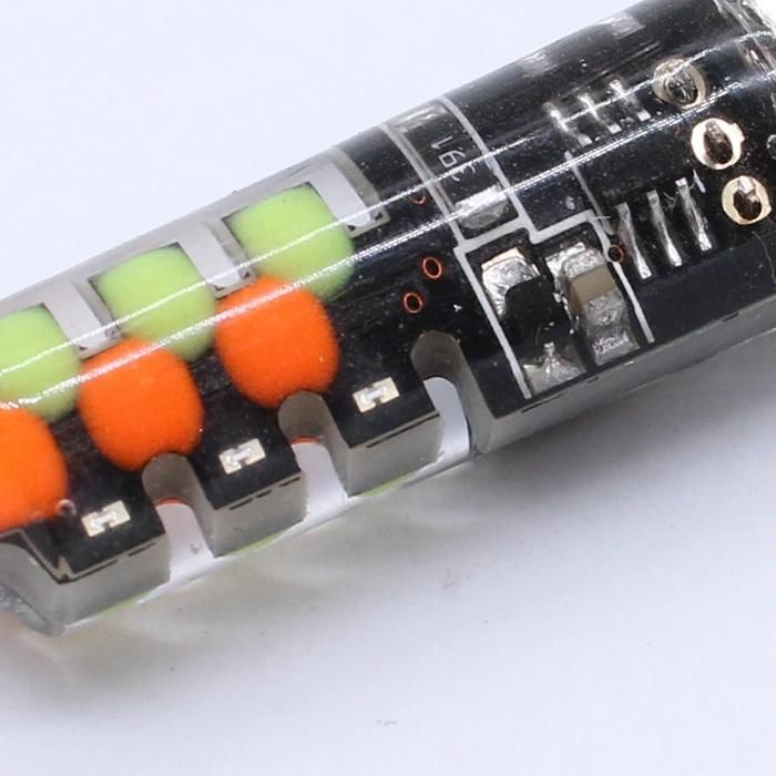 T10 RGB 194 168 LED Wedge Interior Reading Lamp Bulbs Side Marker 6SMD 5050 Strobe Flash 2W with Remote Control