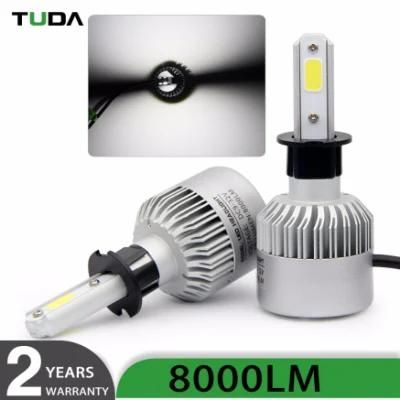 Hot Selling 360 Degree High Low Beam H4 H7 Car Automobiles Front Crystal Clear LED Bulbs