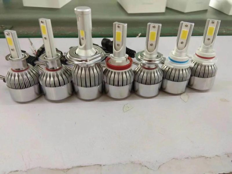 C6 LED Headlight H4 H7 H11 72W 7200lm Car LED Light Bulb