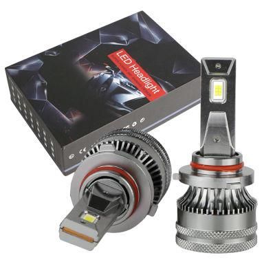 V15 Auto Head Light H7 LED H13 Fanless 3570chip 4500lm Auto LED Car Headlight 9005 LED