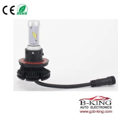 Slim Fanless 6000lm Per Bulb 6000K LED Headlight