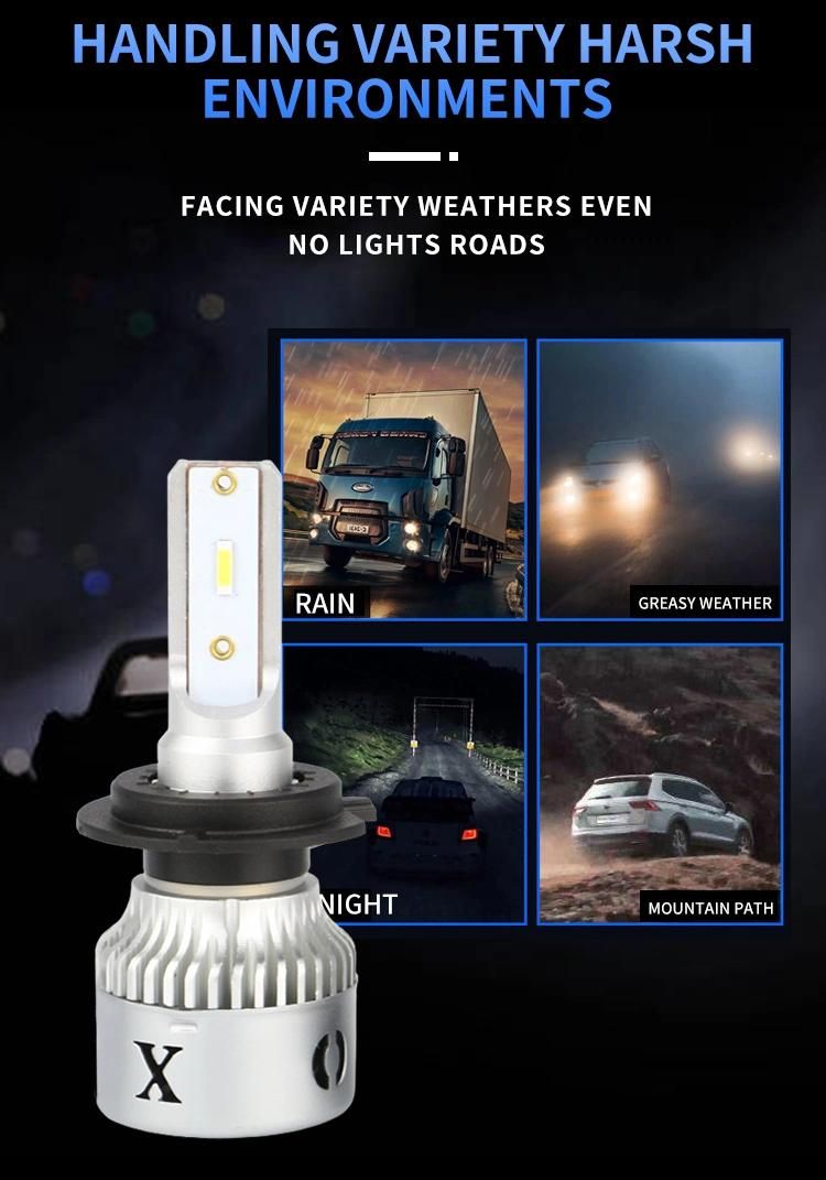 L8 New Developed Cheap Shipping High Low Beam 4500lmfan Cooling with Decoder H11 LED Headlights for Car