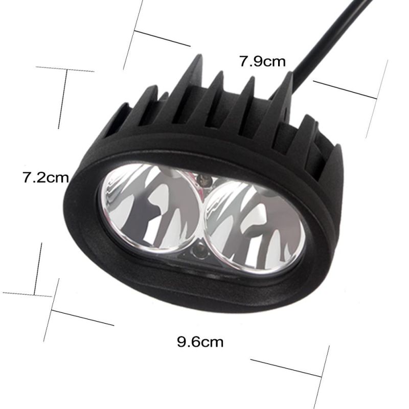 20W 12V LED Work Light Offroad Working Light Worklight Spotlight for ATV SUV Motorcycle Truck Boat Car Styling